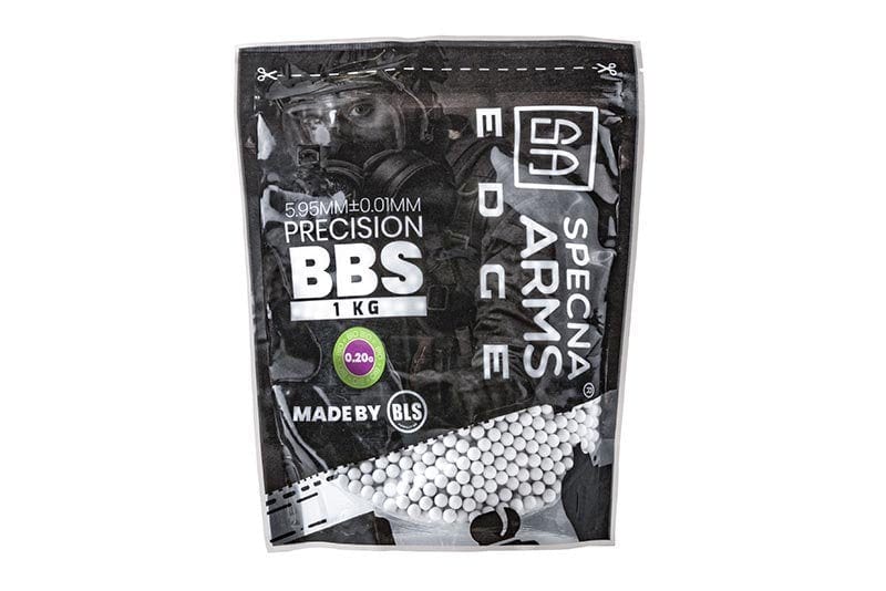 0.20 g Specna Arms EDGE ™ Precision BIO BBs - 1kg - White