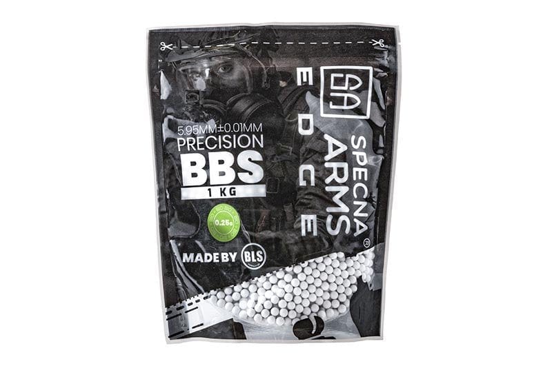 0.25g Specna Arms EDGE™ BIO Precision BBs - 1kg - White