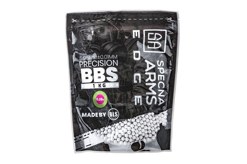 0.28g Precision BIO EDGE BBs - 1kg - white