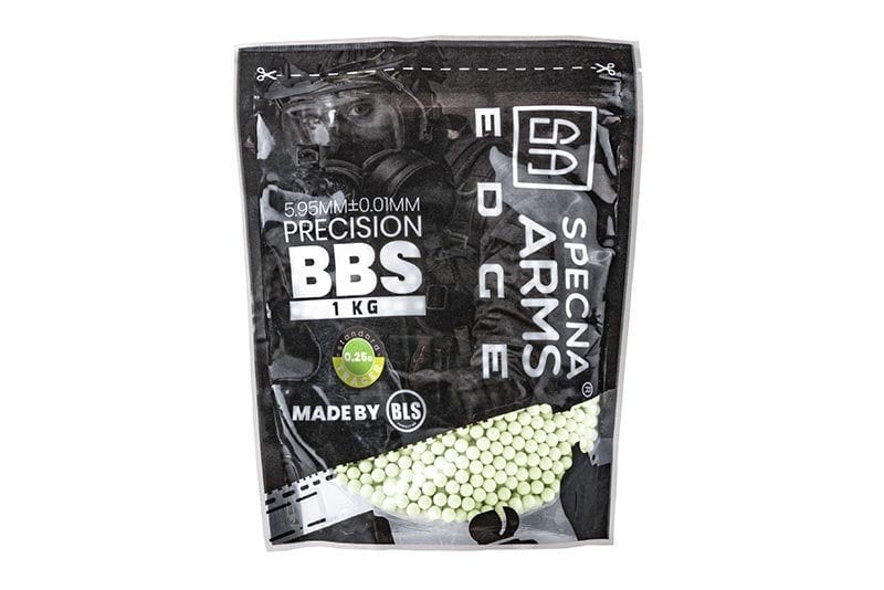 0.25g Specna Arms EDGE™ Tracer Precision BBs - 1kg - Green