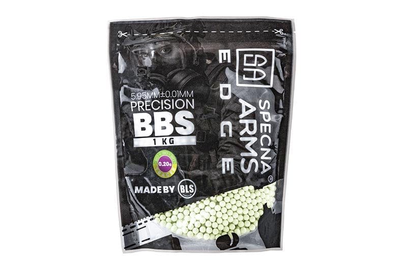 0.20g Specna Arms EDGE™ Tracer BIO Precision BBs - 1kg - Green
