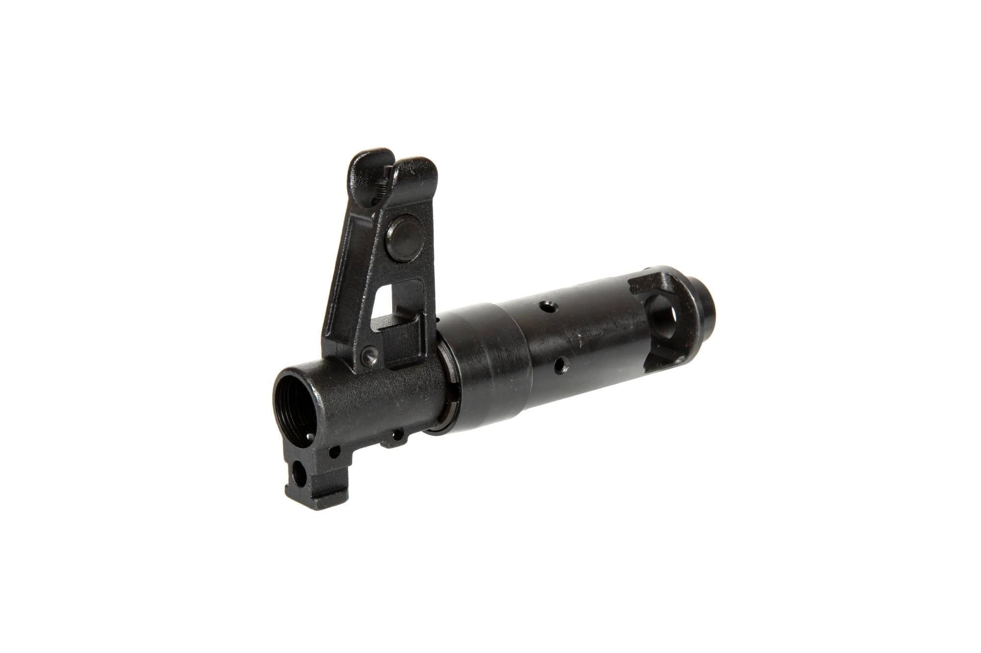 Steel front sight block & muzzle brake for LCK74