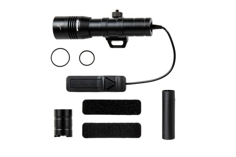 FAST-502R BK tactical flashlight - black by Opsmen on Airsoft Mania Europe