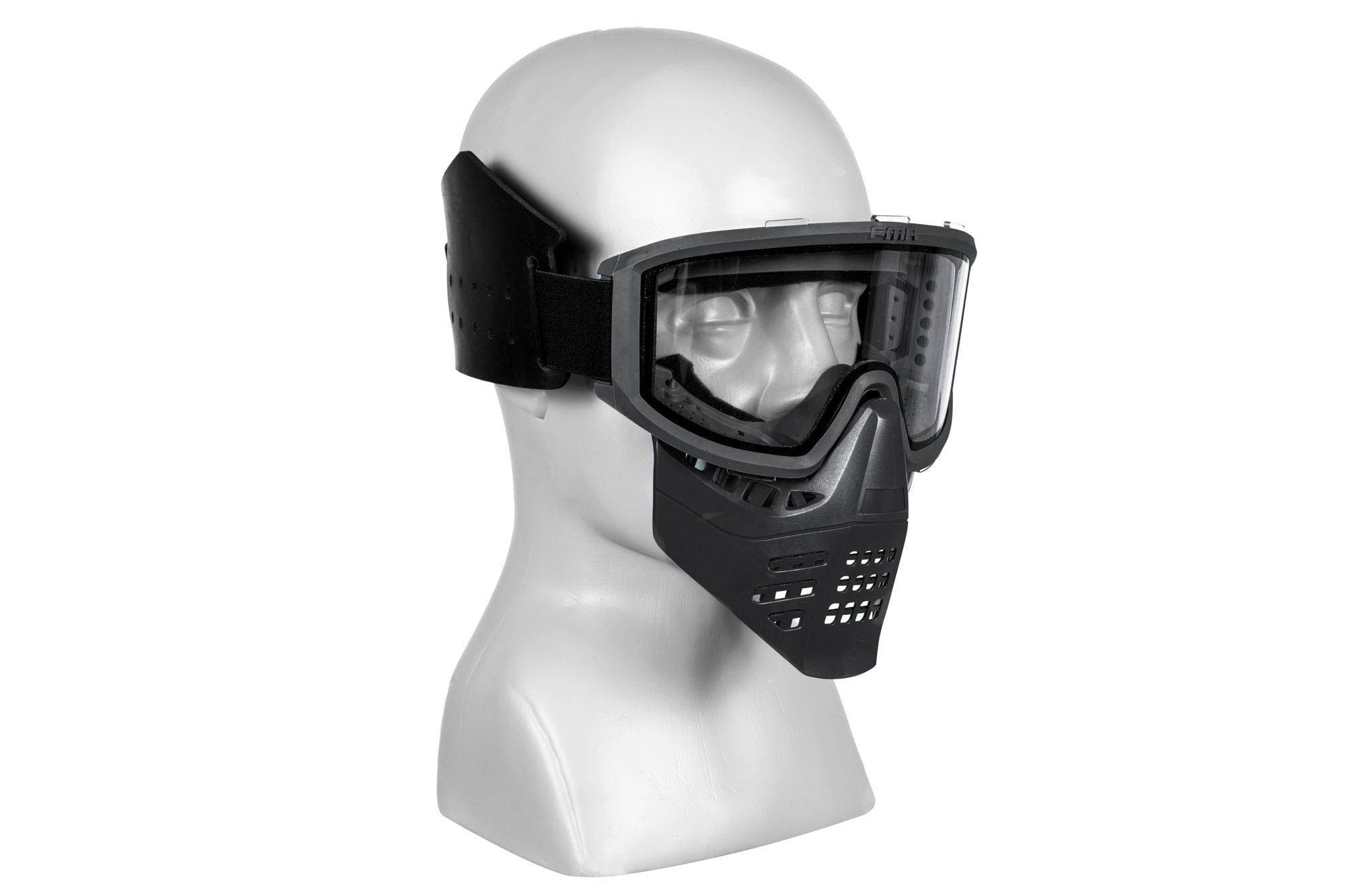 JT Full Face Mask with Goggles - Black by FMA on Airsoft Mania Europe