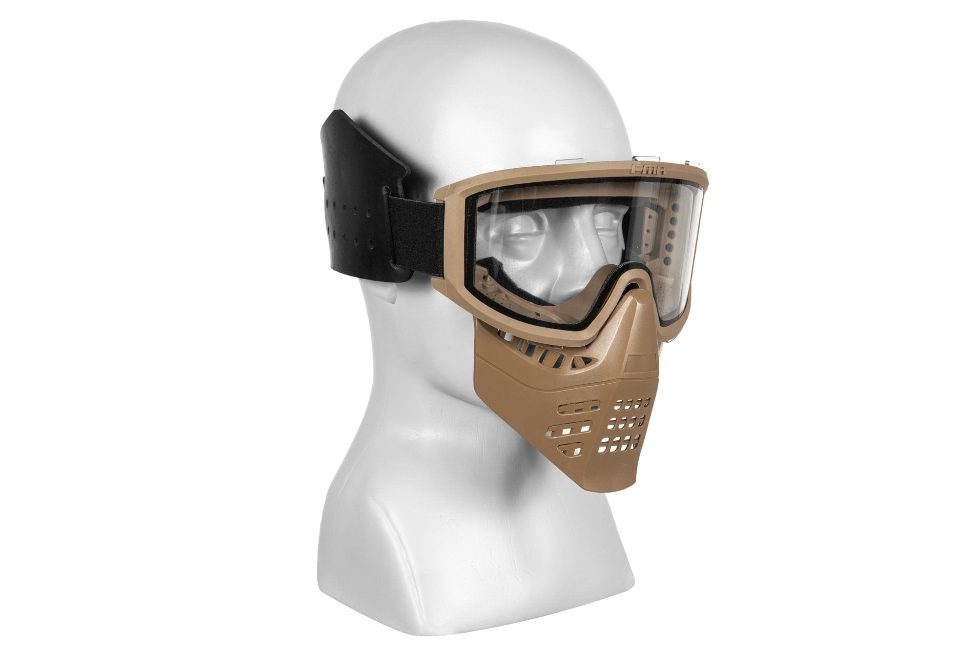 JT Full Face Mask with Goggles - Dark Earth