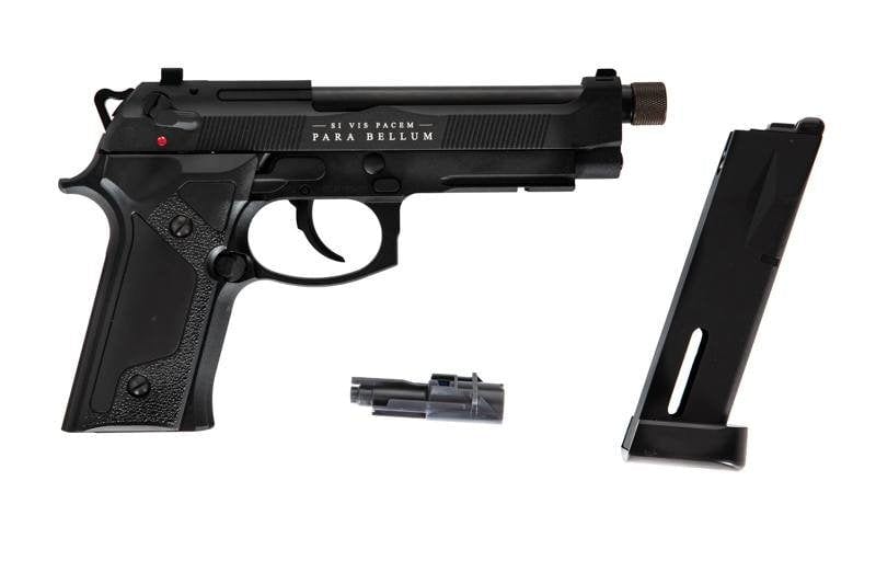Bellum X CO2 Pistol Replica - Black by Secutor on Airsoft Mania Europe