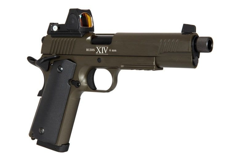 Secutor Rudis MAGNA XIV CO2 Pistol Replica - Olive Drab by Secutor on Airsoft Mania Europe