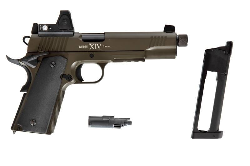 Secutor Rudis MAGNA XIV CO2 Pistol Replica - Olive Drab by Secutor on Airsoft Mania Europe