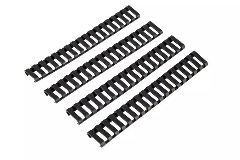 Set of 4 RIS Rail Covers - Black