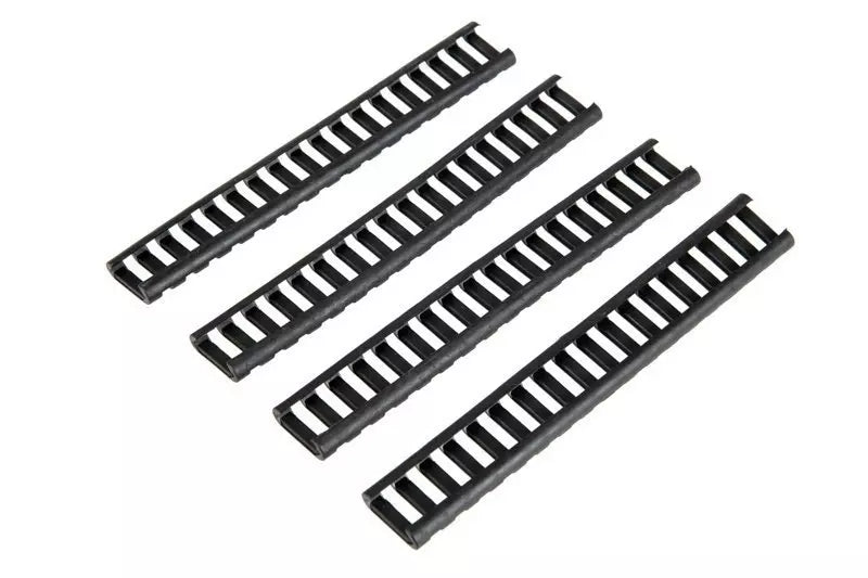 Set of 4 RIS Rail Covers - Black-1