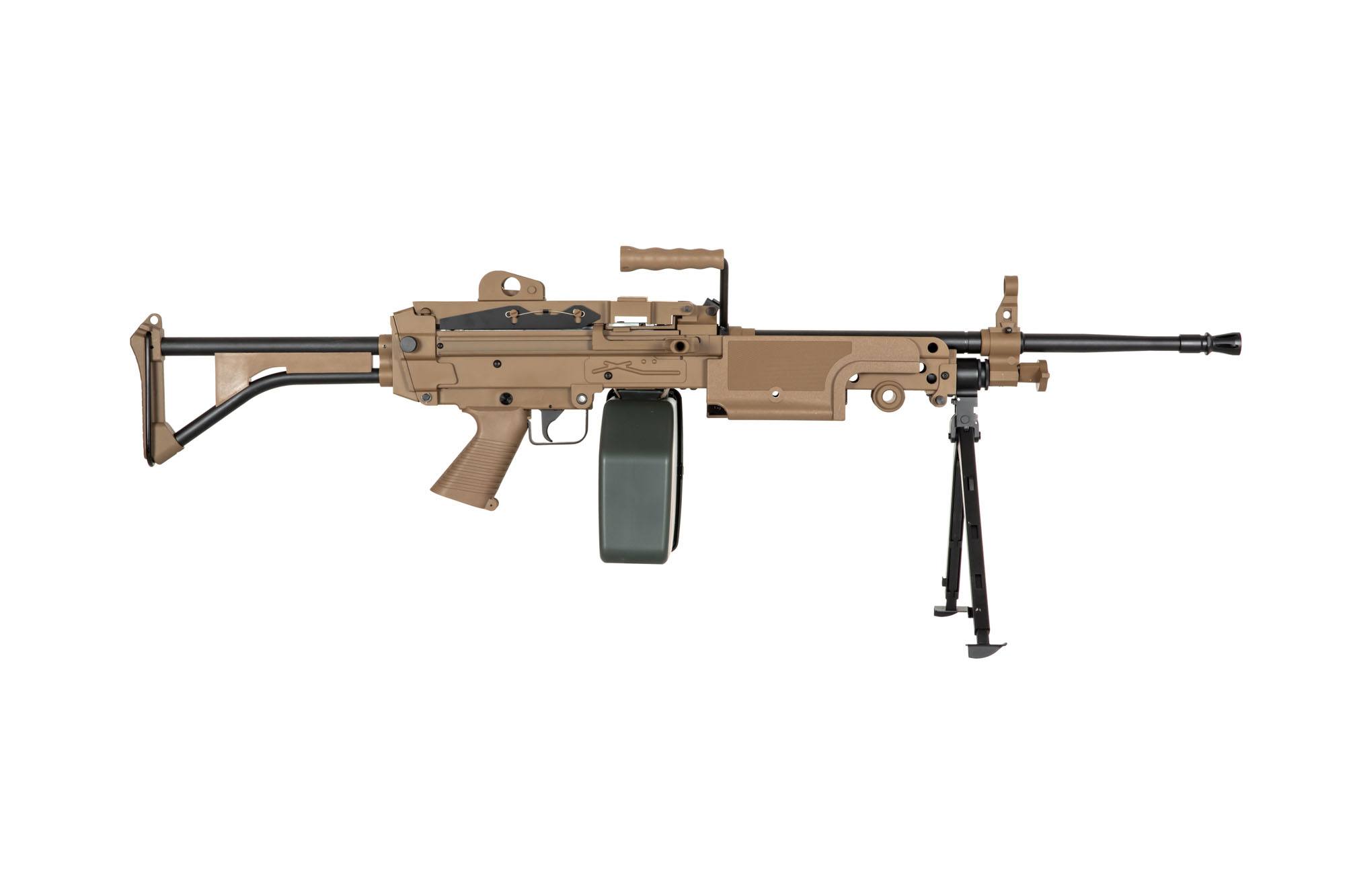 SA-249 MK1 CORE ™ Machine Gun Replica - Tan by Specna Arms on Airsoft Mania Europe