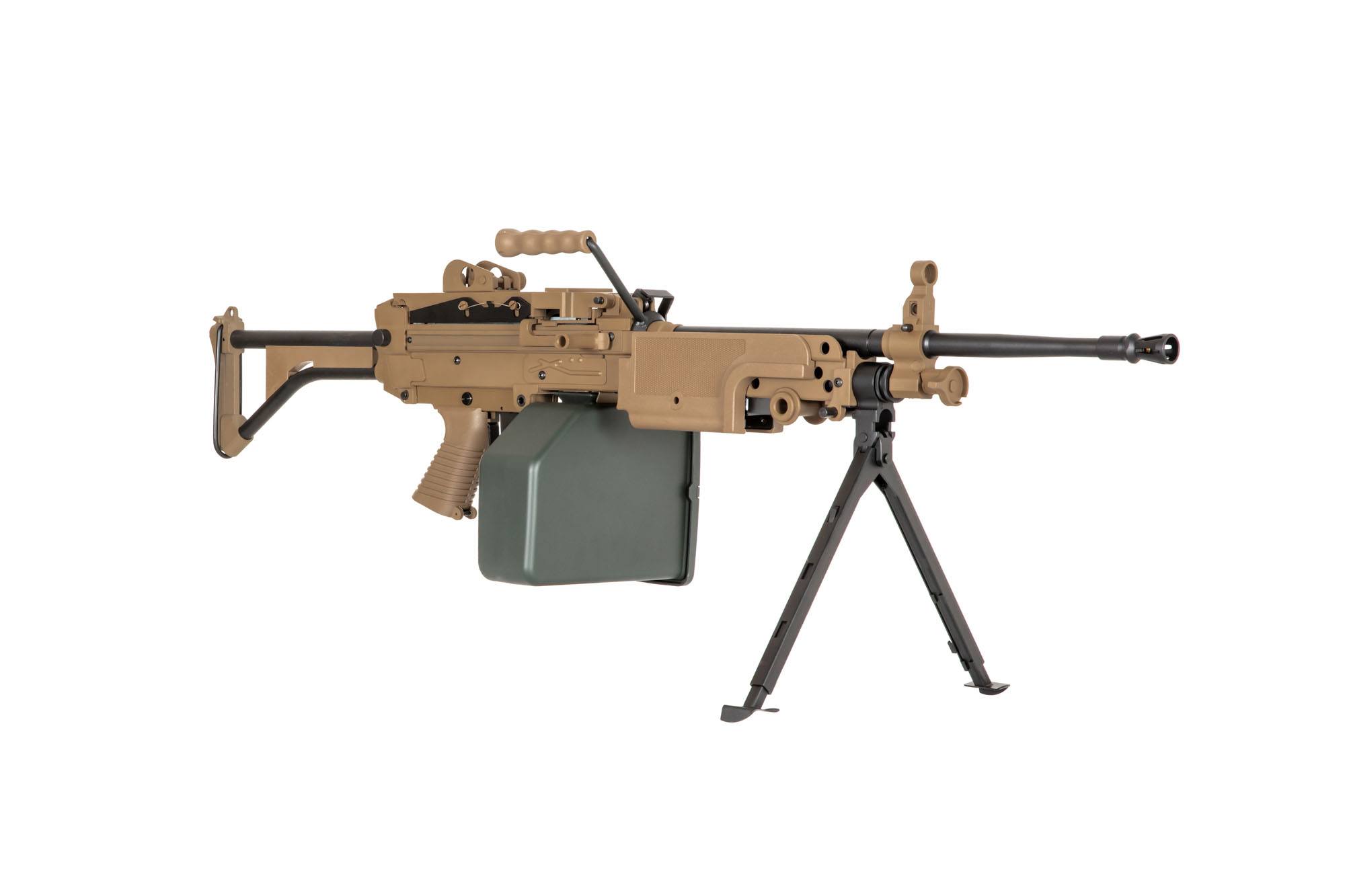 SA-249 MK1 CORE ™ Machine Gun Replica - Tan by Specna Arms on Airsoft Mania Europe