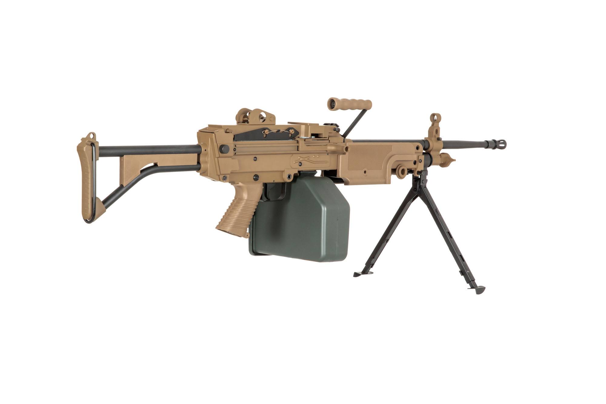 SA-249 MK1 CORE ™ Machine Gun Replica - Tan by Specna Arms on Airsoft Mania Europe
