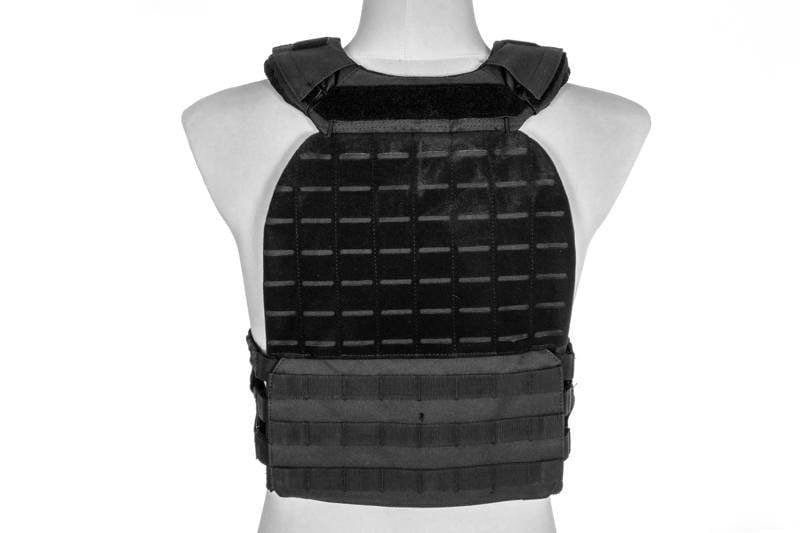Laser-Cut Plate Carrier - Black