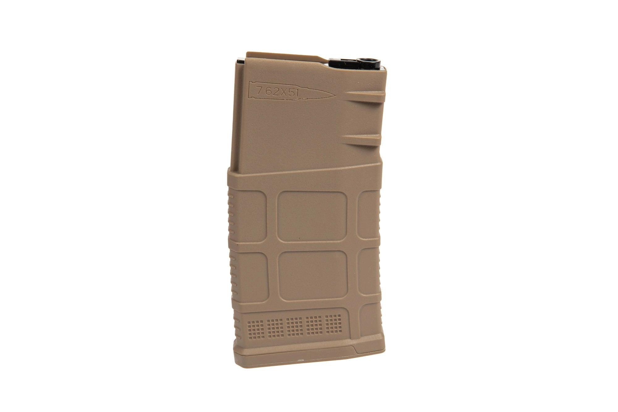 Low-Cap 70 BB Magazine for SR25 Replicas - Tan