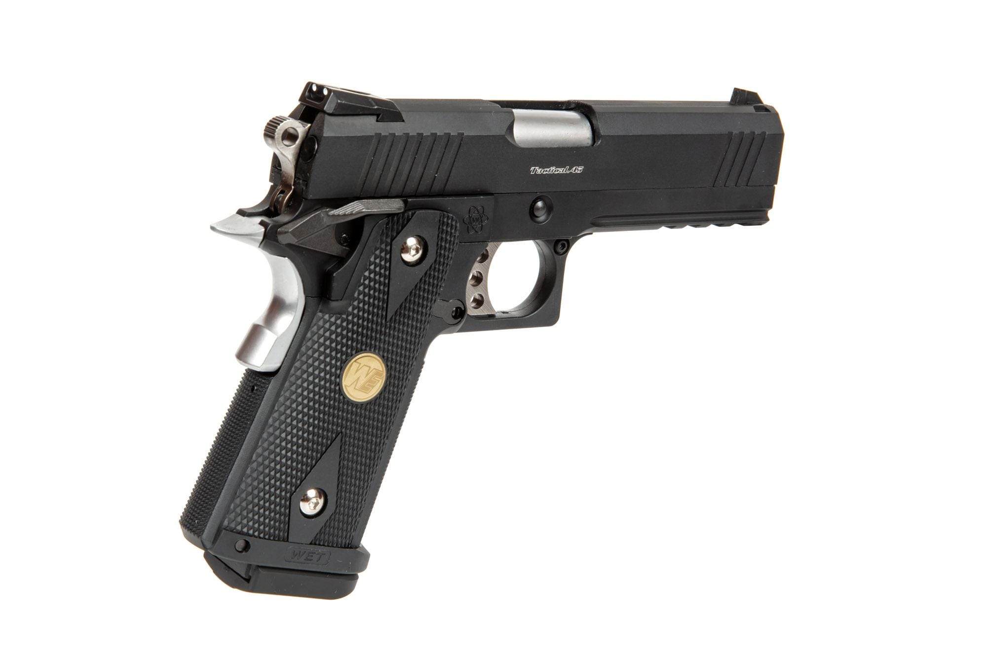Hi-Capa 4.3 Maple Leaf OPS Special Edition pistol replica - black by WE on Airsoft Mania Europe