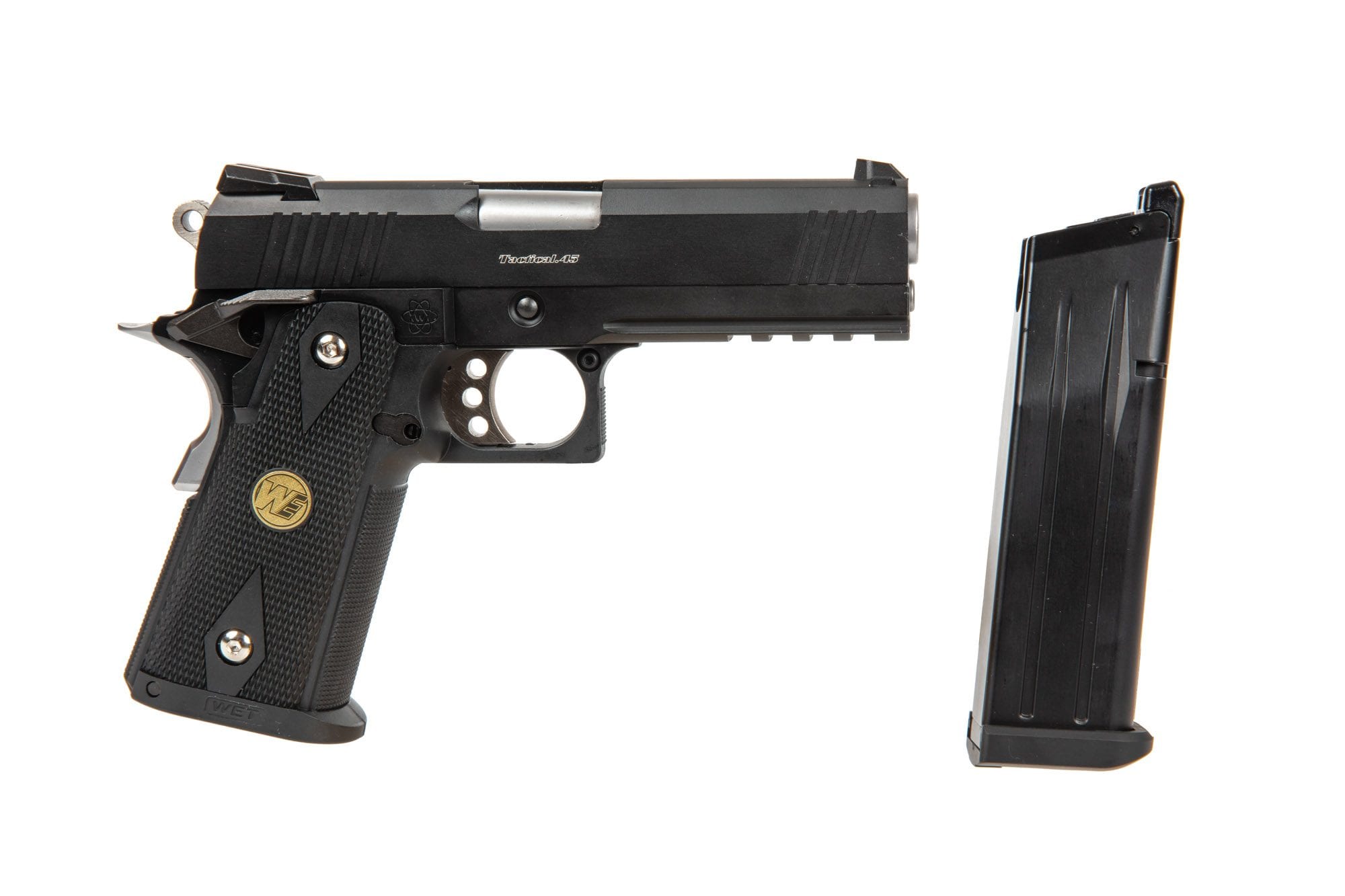 Hi-Capa 4.3 Maple Leaf OPS Special Edition pistol replica - black by WE on Airsoft Mania Europe