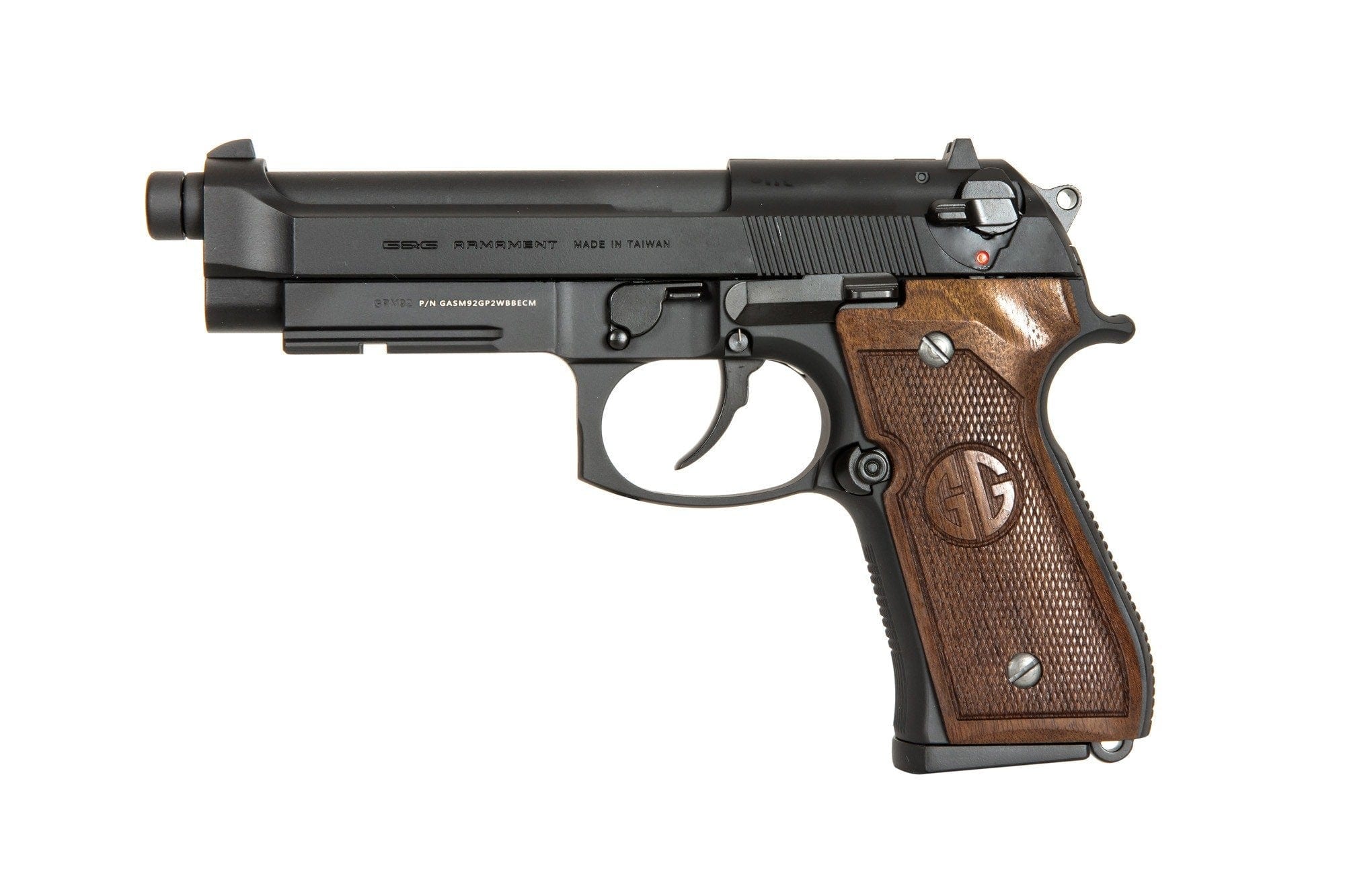 GPM92 GP2 pistol replica walnut grip edition - black