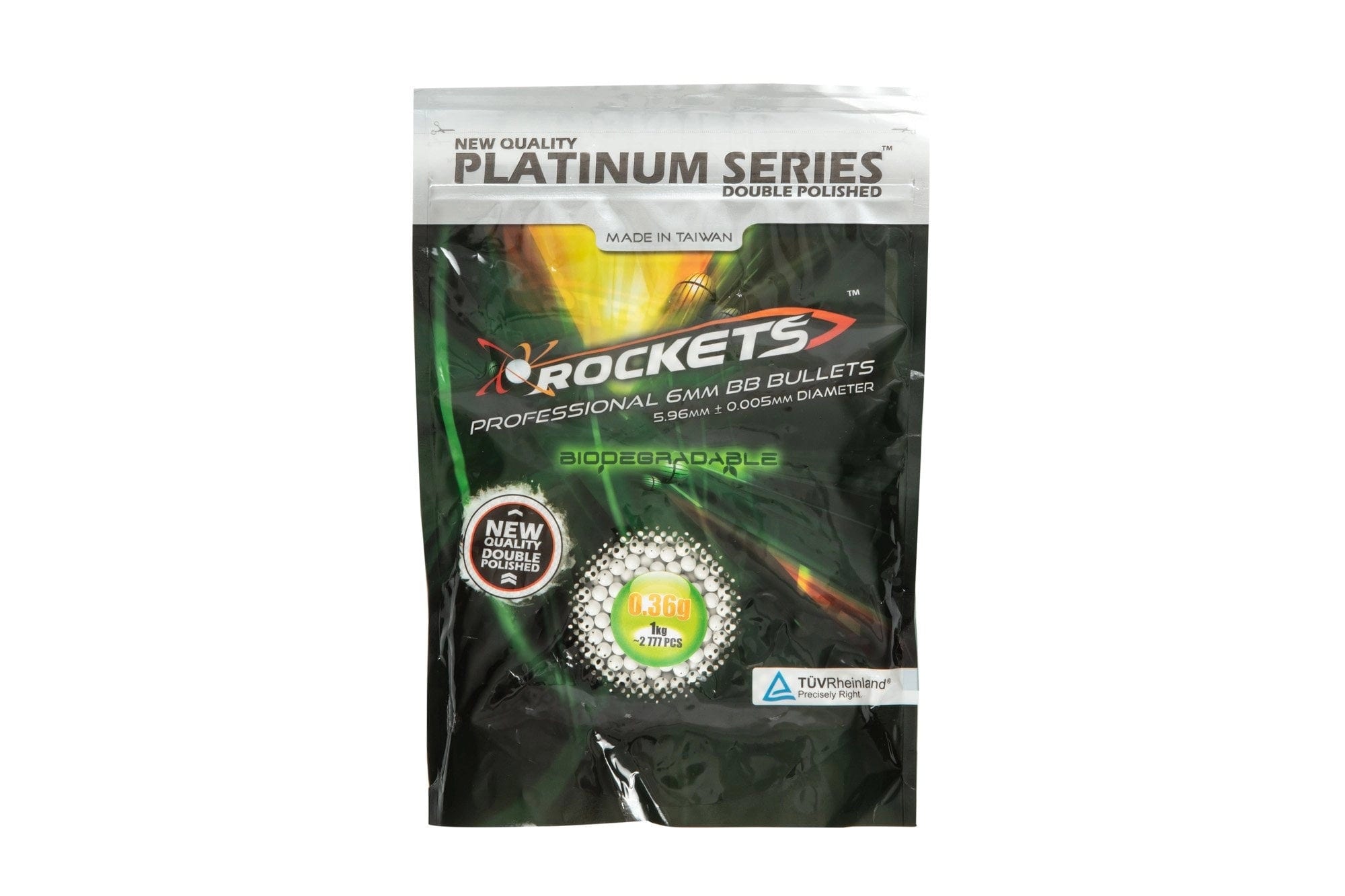 Rockets Platinum Series 0.36g BIO BBs - 1kg