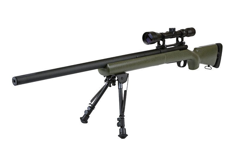 SW-04 Upgraded M24 Sniper Rifle with scope and bipod - olive