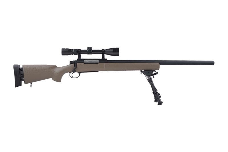 SW-04 Upgraded M24 Sniper Rifle with scope and bipod - tan