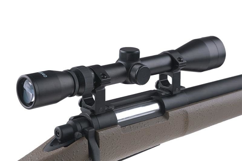SW-04 Upgraded M24 Sniper Rifle with scope and bipod - tan