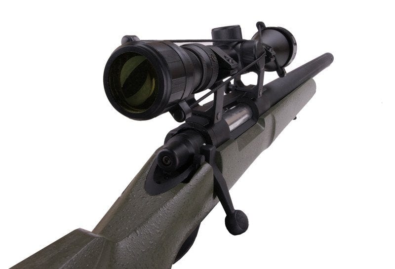 SW-04J Upgraded M24 Army Sniper Rifle with scope and bipod - olive
