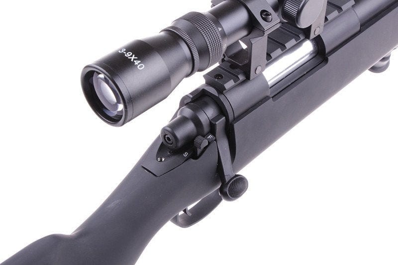 SW-10 Upgraded Sniper Rifle (with scope + bipod) - black