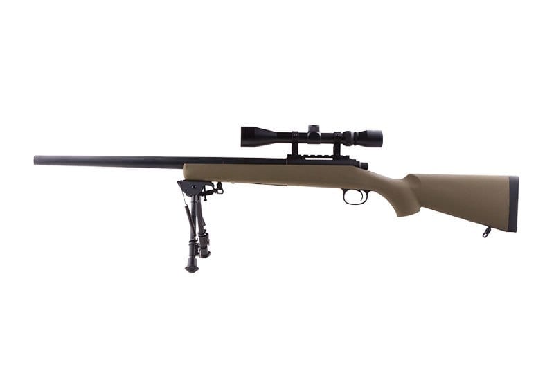 SW-10 Upgraded VSR Sniper Rifle with scope and bipod - tan