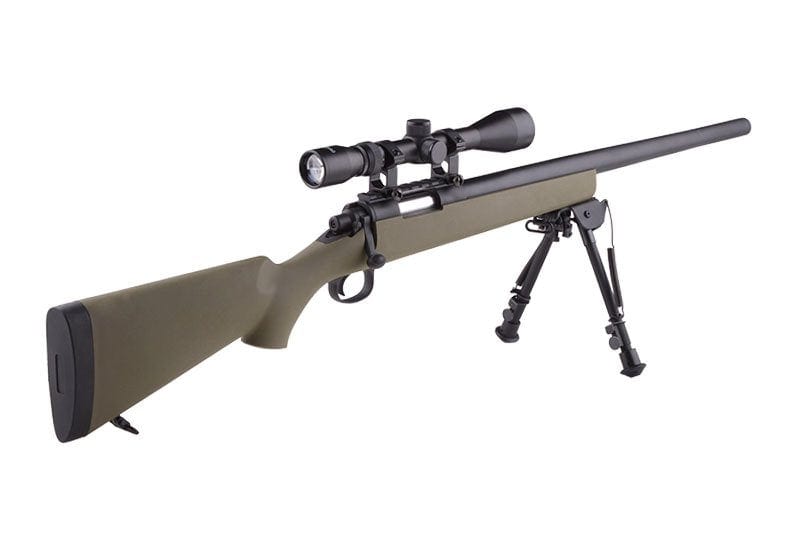 SW-10 Upgraded VSR Sniper Rifle with scope and bipod - tan