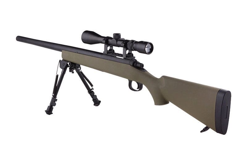 SW-10 Upgraded VSR Sniper Rifle with scope and bipod - tan