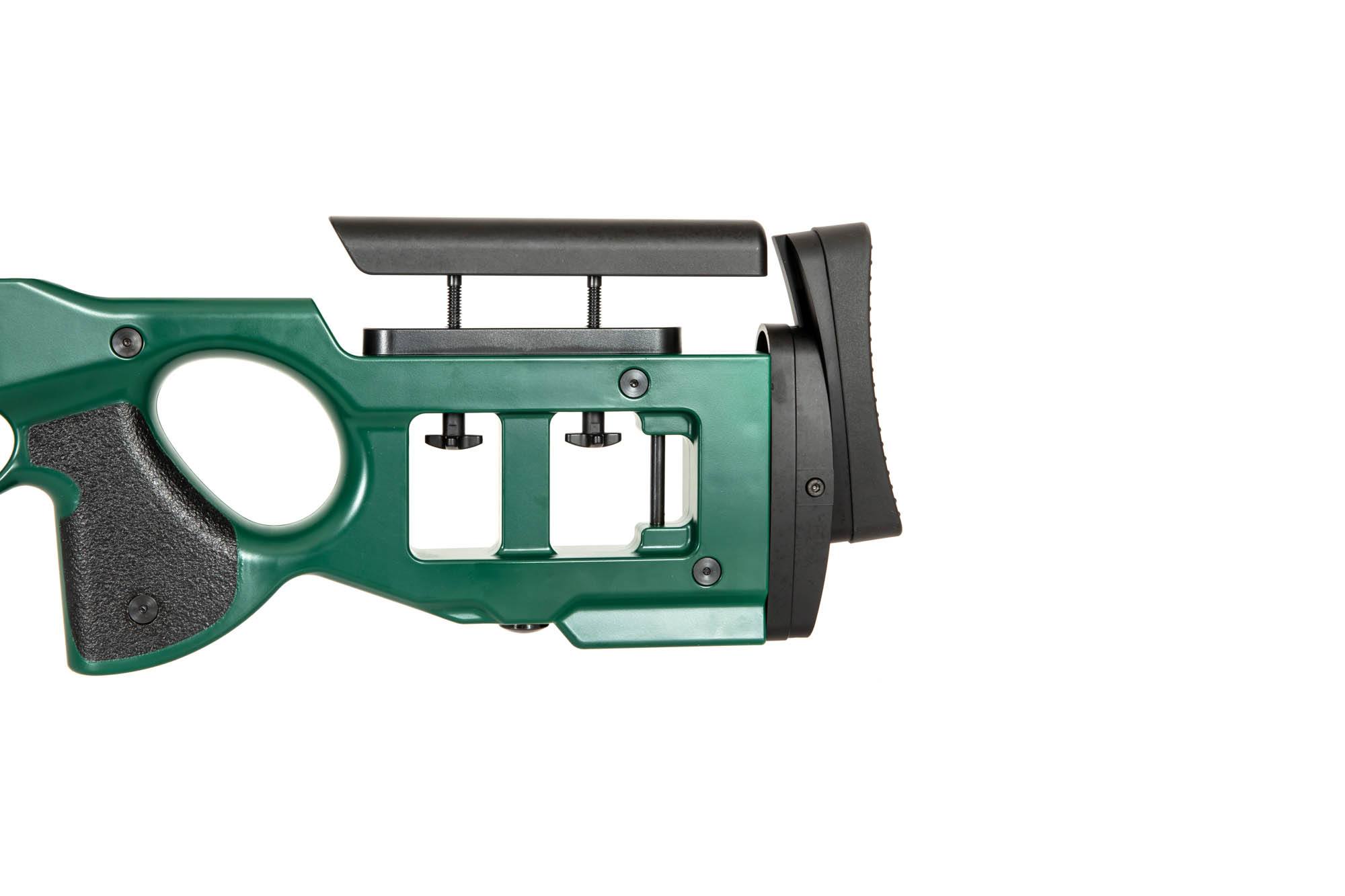 SV-98 sniper (+ bipod + scope + suppressor) russian green