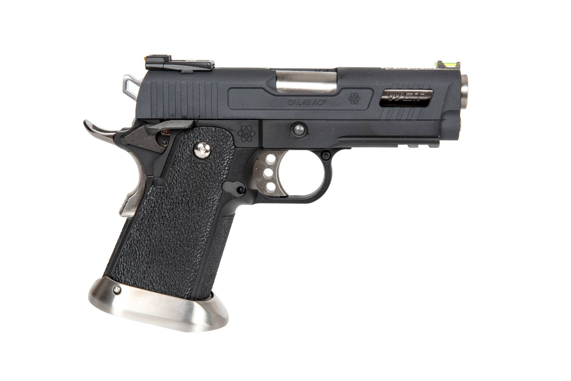 Hi-Capa 3.8 Force “Velociraptor” (Full Auto) Pistol Replica – Black by WE on Airsoft Mania Europe