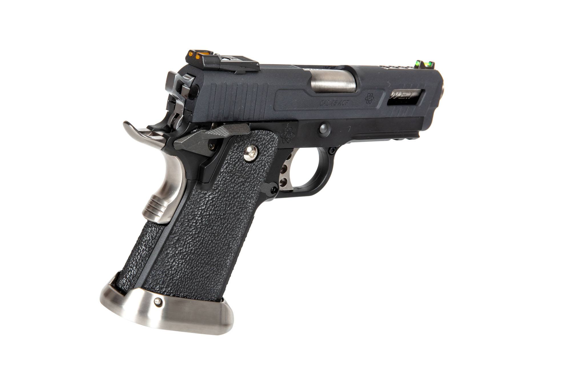 Hi-Capa 3.8 Force “Velociraptor” (Full Auto) Pistol Replica – Black by WE on Airsoft Mania Europe