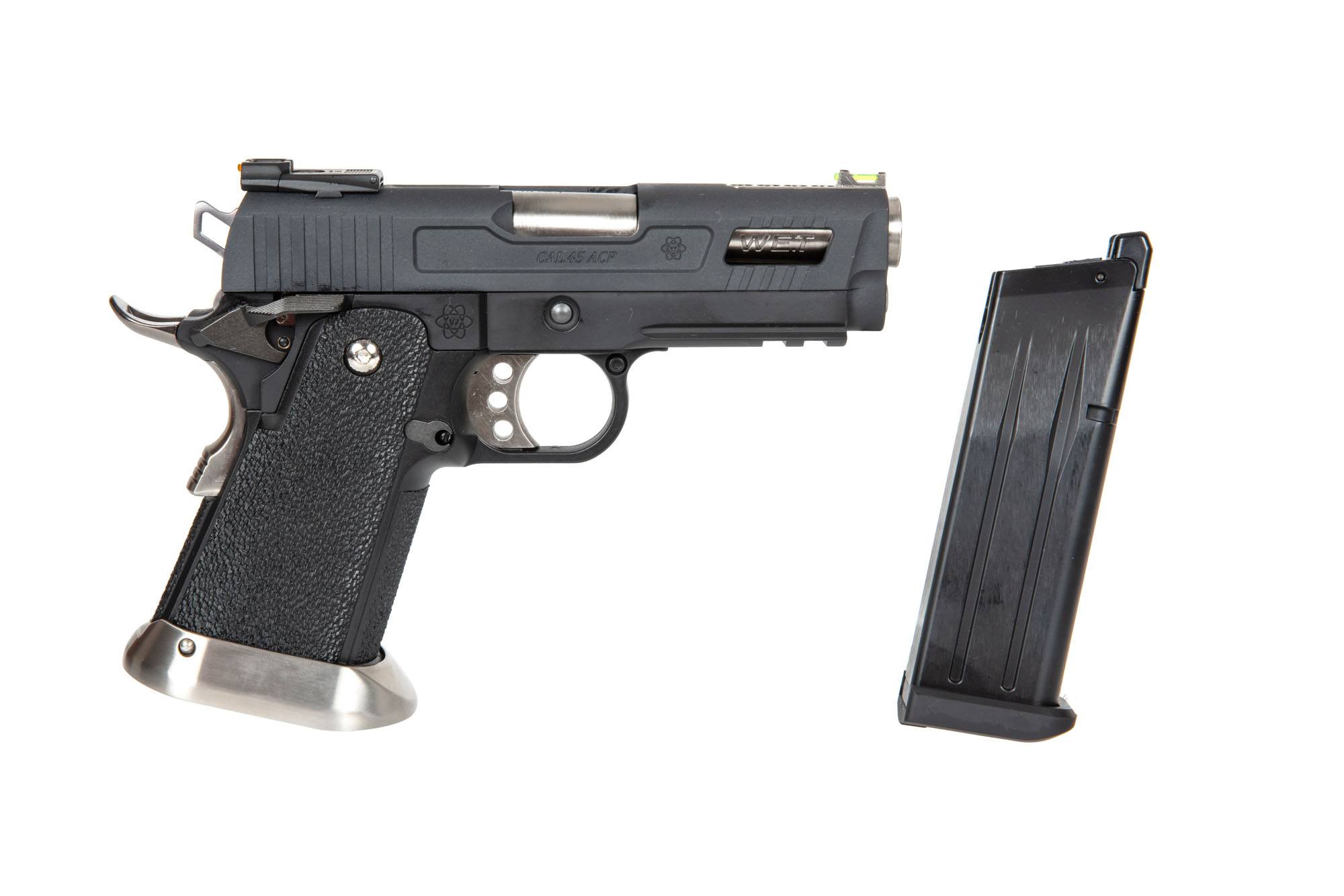 Hi-Capa 3.8 Force “Velociraptor” (Full Auto) Pistol Replica – Black by WE on Airsoft Mania Europe