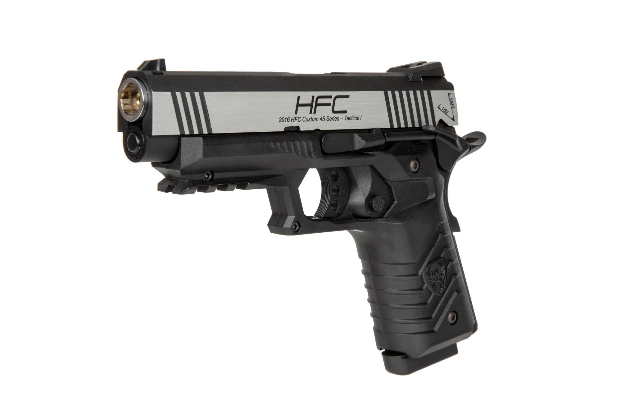 Gas blowback airsoft pistol HG-171 - black and silver