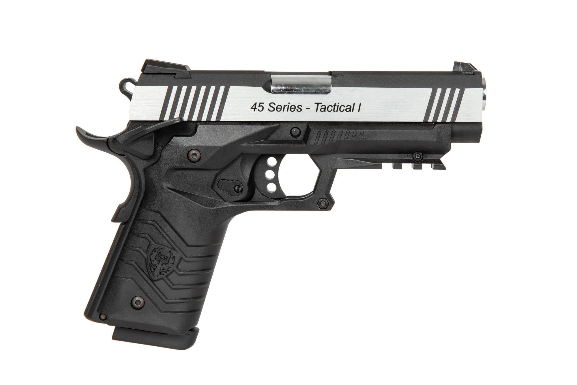 Gas blowback airsoft pistol HG-171 - black and silver