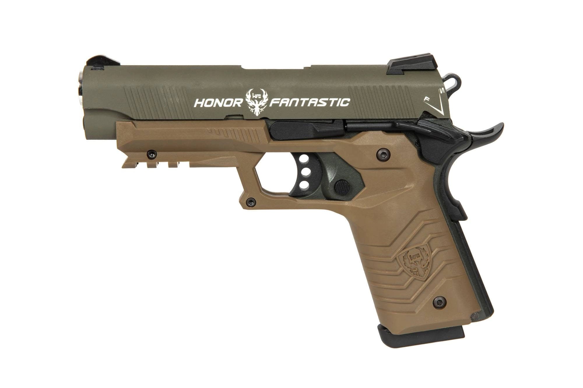 Gas blowback airsoft pistol HG-172 Olive Drab and Tan
