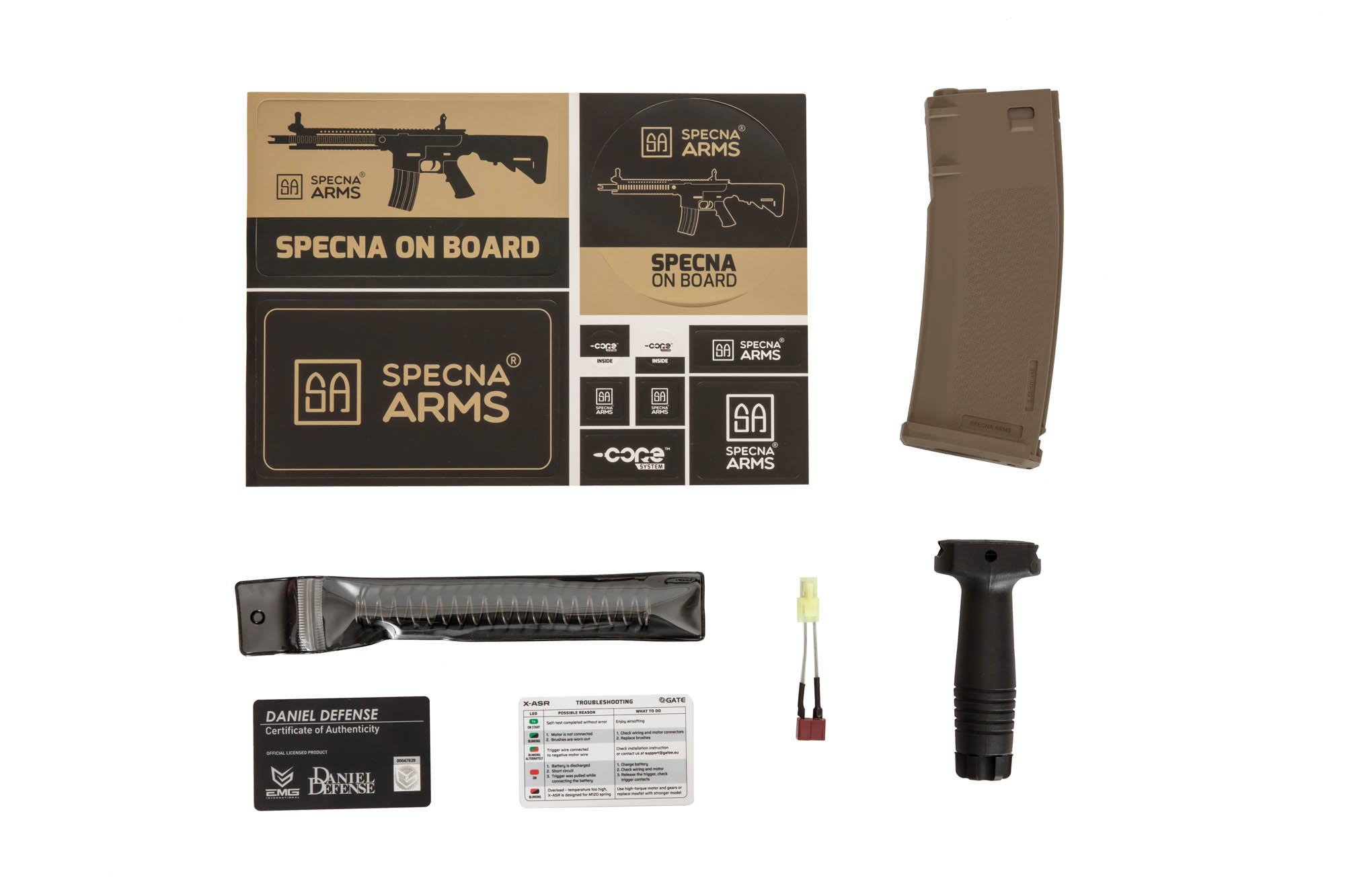 Daniel Defense® MK18 C19 SA-CORE-X ™ ASR ™ Carbine Replica - Half-Tan