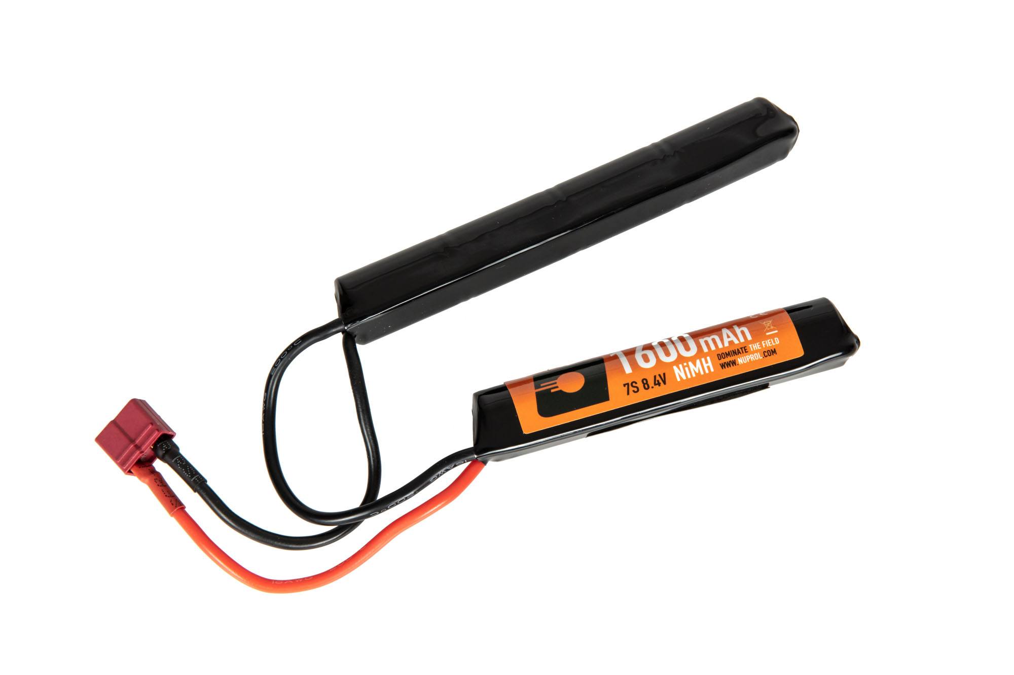 NiMH 8.4V 1600mAh 7S Battery - Nunchuck - T-Connect (Deans)