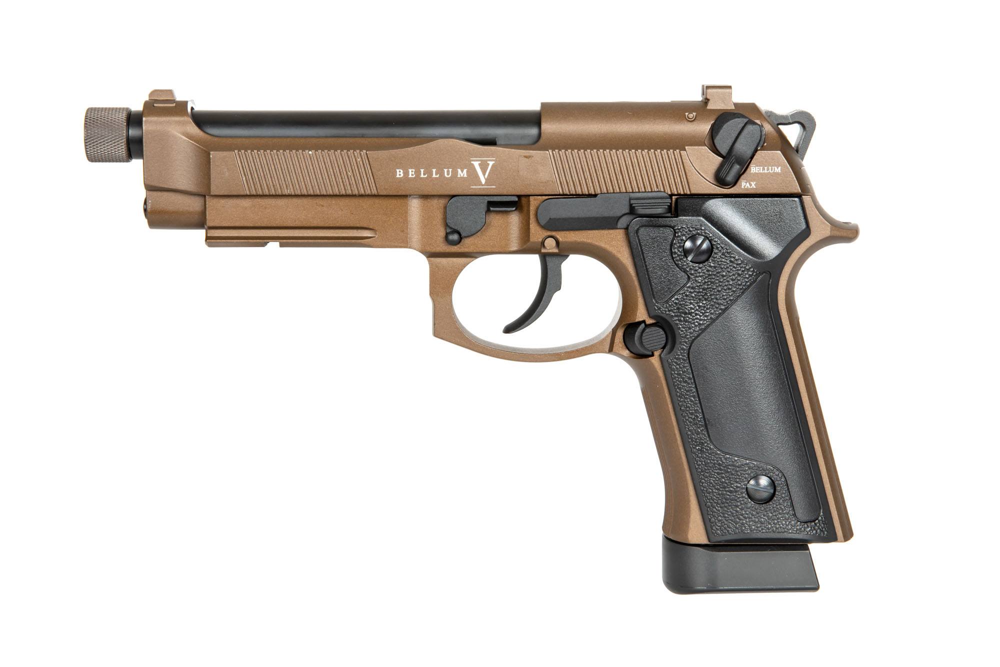 Bellum V CO2 Pistol Replica – Bronze