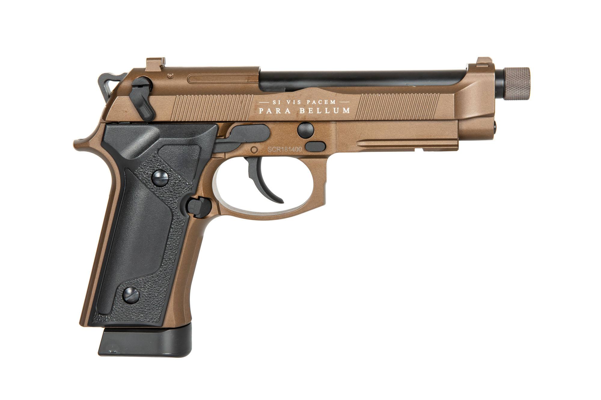Bellum V CO2 Pistol Replica - Bronze by Secutor on Airsoft Mania Europe