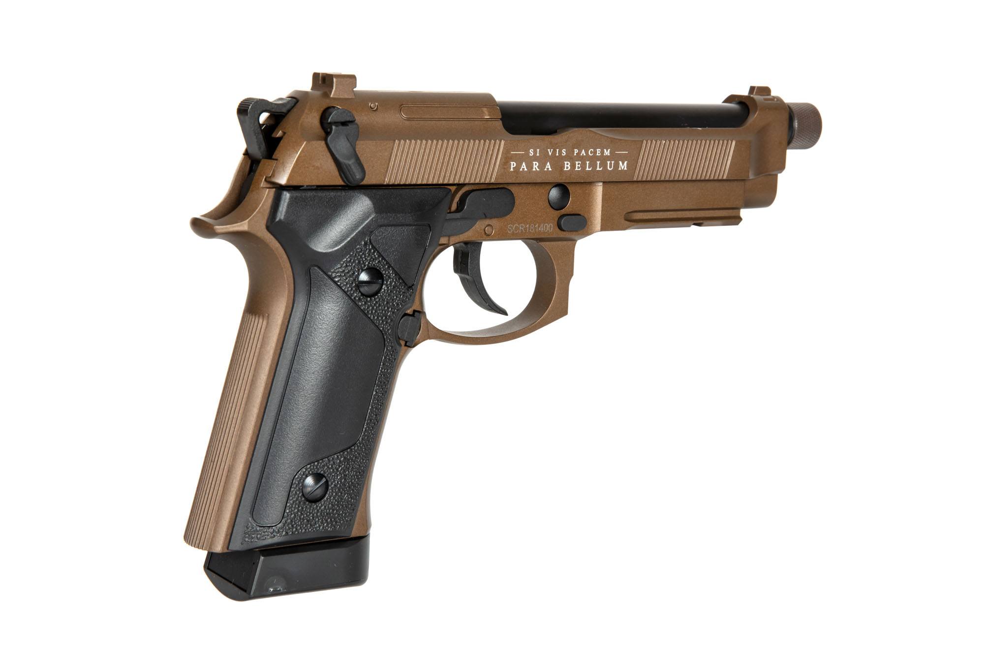 Bellum V CO2 Pistol Replica - Bronze by Secutor on Airsoft Mania Europe