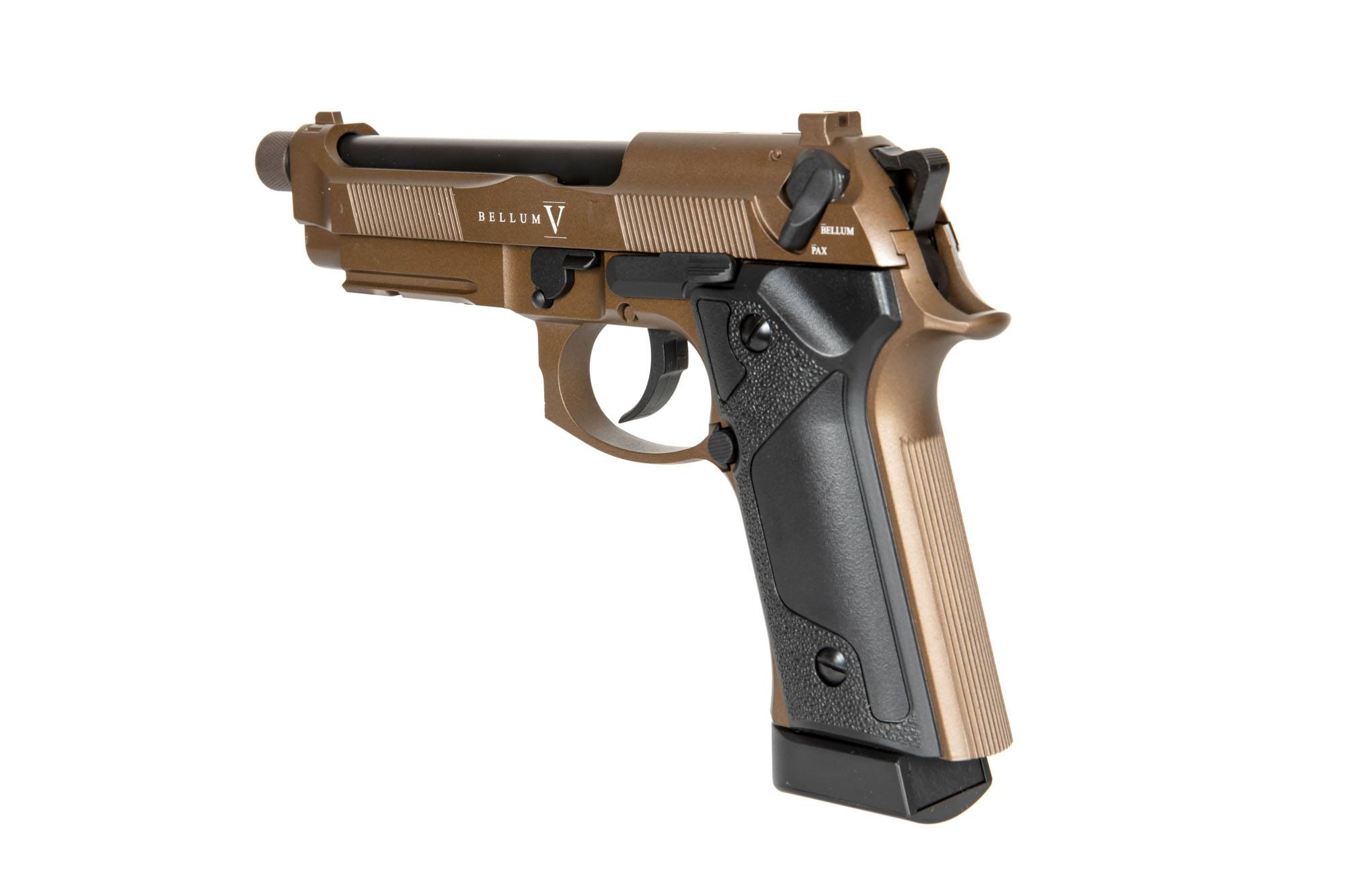 Bellum V CO2 Pistol Replica - Bronze by Secutor on Airsoft Mania Europe