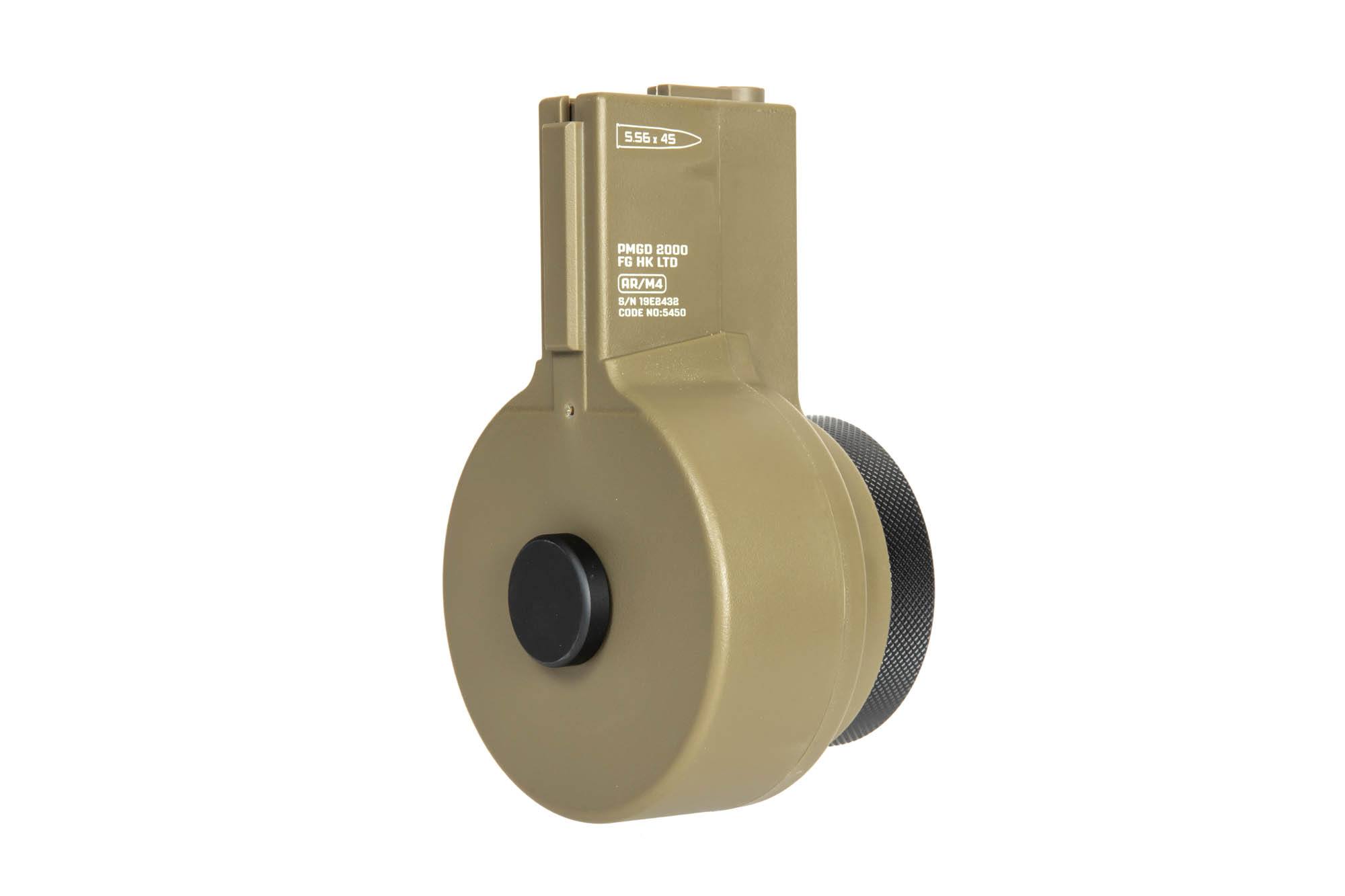 2150 BBs Drum Magazine for M4 - Dark Earth