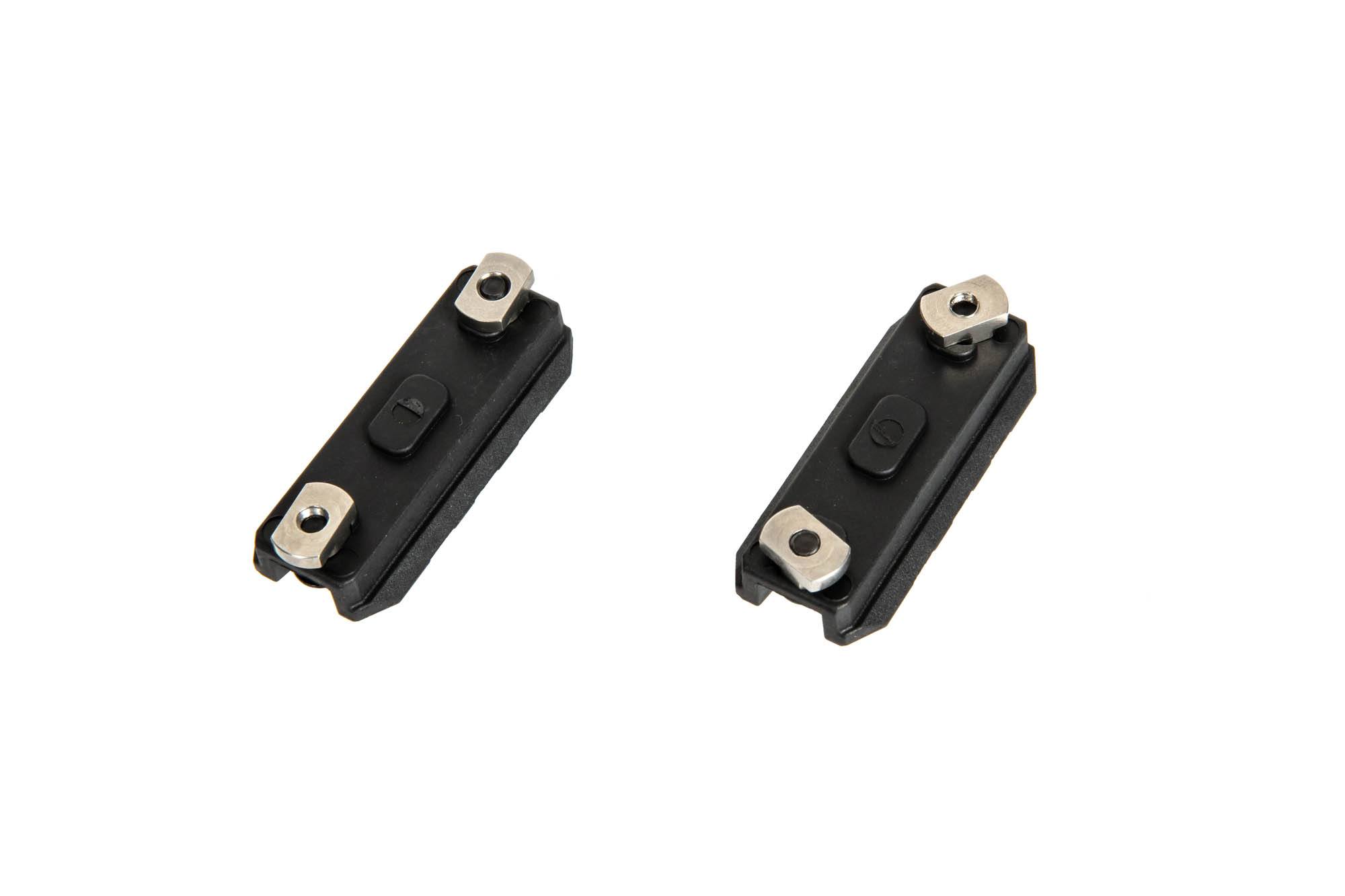 M-LOK 2” Polymer Rail (2 Pcs) - Black