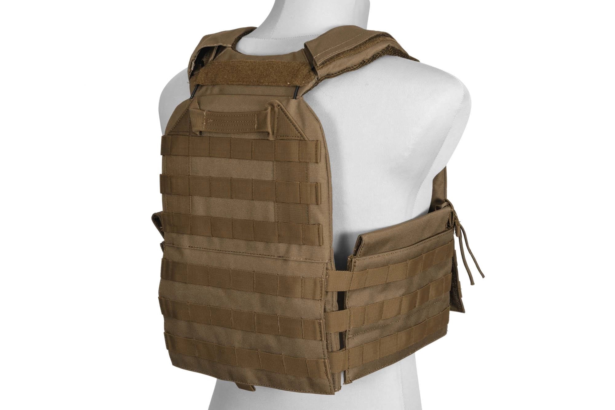 Quick Release Plate Carrier Tactical Vest - Tan
