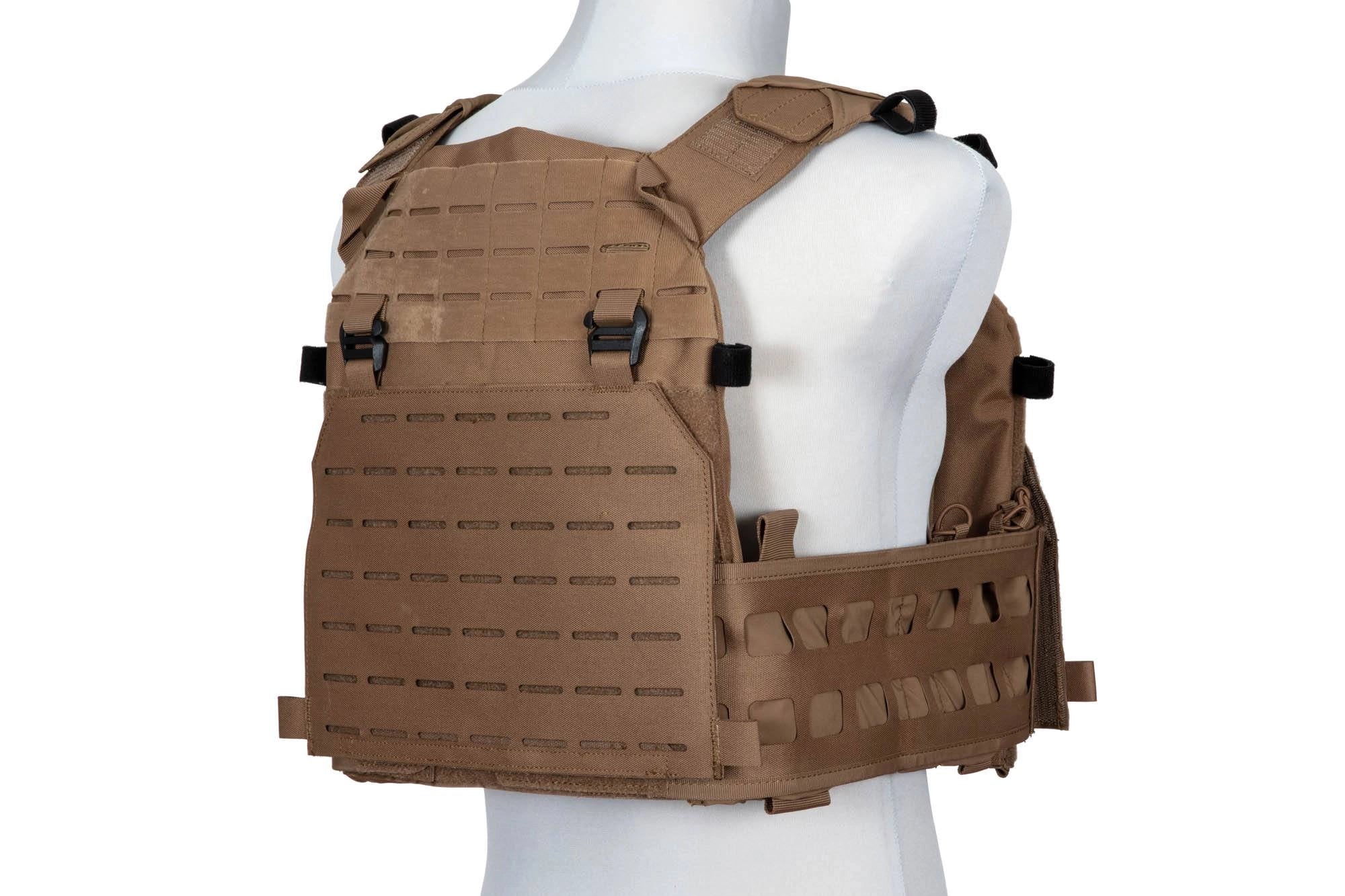 Advanced Laser-Cut Tactical Vest - tan