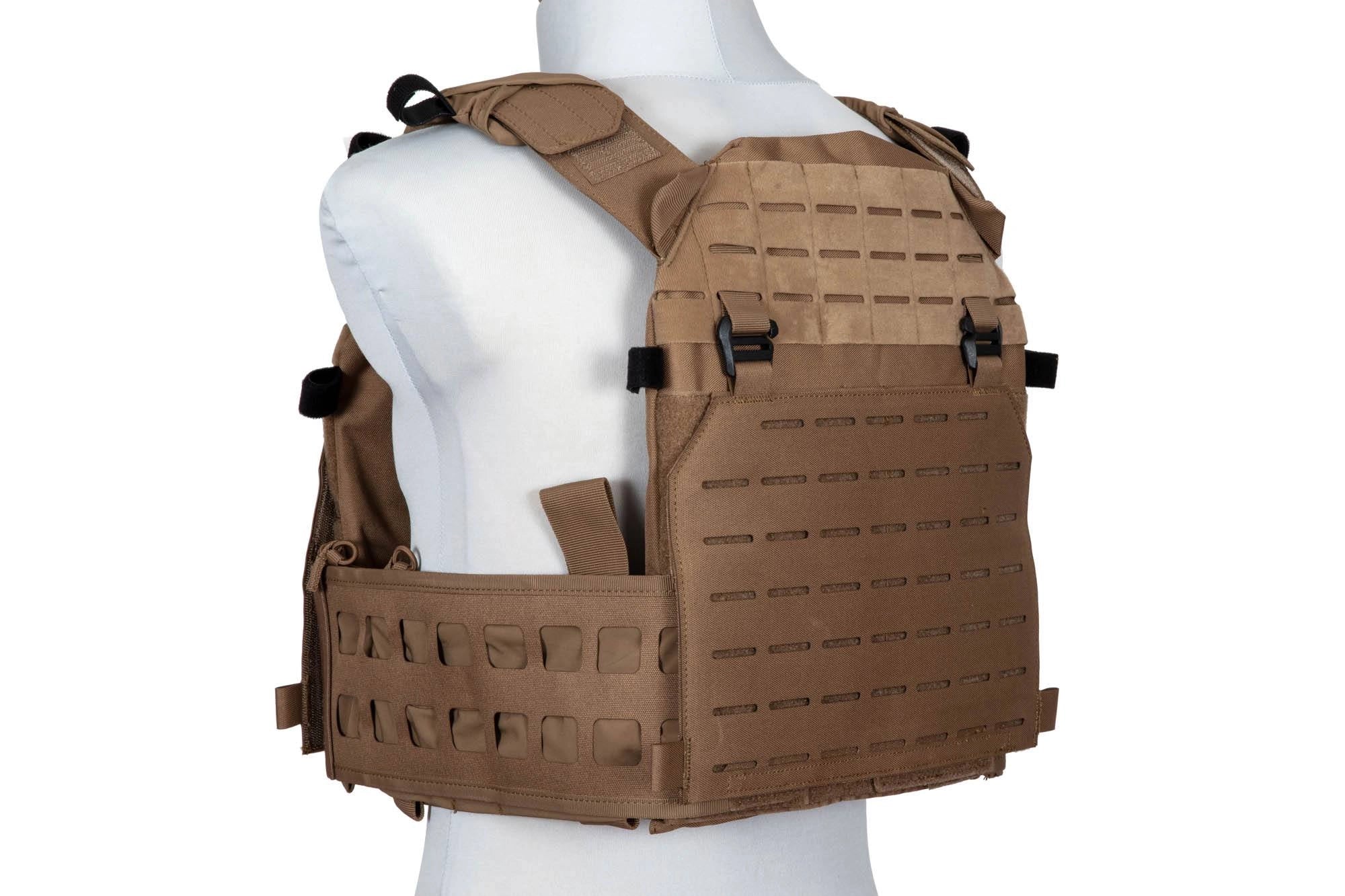 Advanced Laser-Cut Tactical Vest - tan