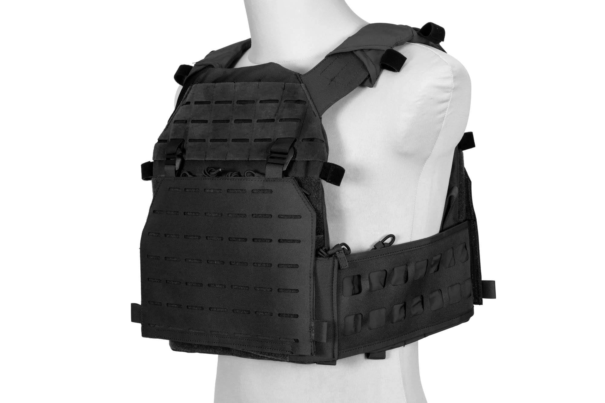 Laser-Cut Plate Carrier - black